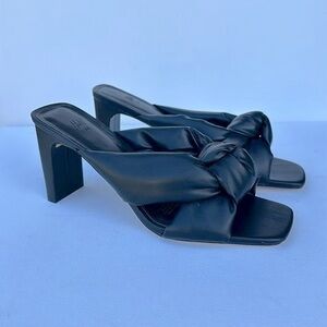 H&M mule heels size 38 or 7.5 black